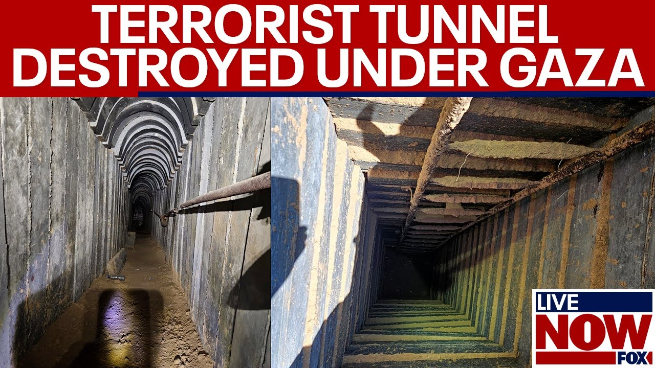 Gaza terror tunnel had bedrooms & weapons used by Hamas terrorists, Israel says | LiveNOW from FOX