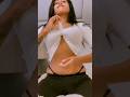 Navel Show Tshirt Remove Undress Cleavage Viral Lingerie