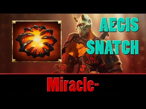 OG vs LGD, Miracle- Juggernaut epic AEGIS SNATCH - TI6 Dota 2