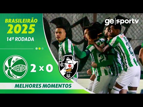 Gols e lances de Juventude-RS x Vasco da Gama