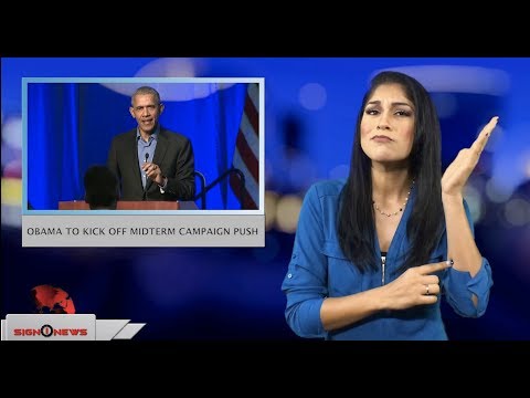 Obama to kick off midterm campaign push (ASL - 9.7.18)