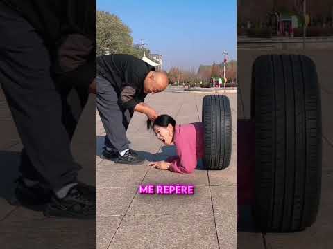 ELLE DISPARAÎT DANS CE PNEU ! 😱🛞