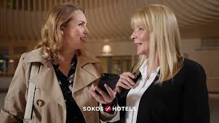Mobiiliavain Sokos Hotels -sovelluksessa