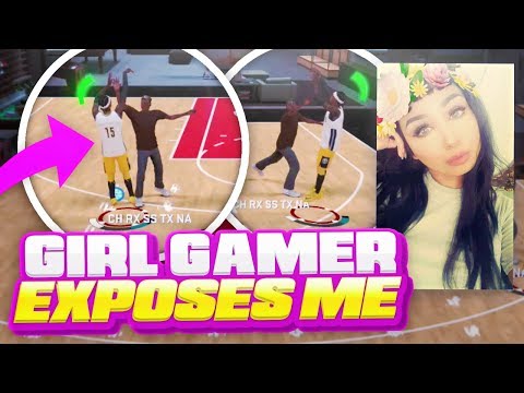 BEST FEMALE DRIBBLE GOD BREAKS MY ANKLES TWICE!! GIRL GAMER EXPOSES ME ON NBA 2K18!!