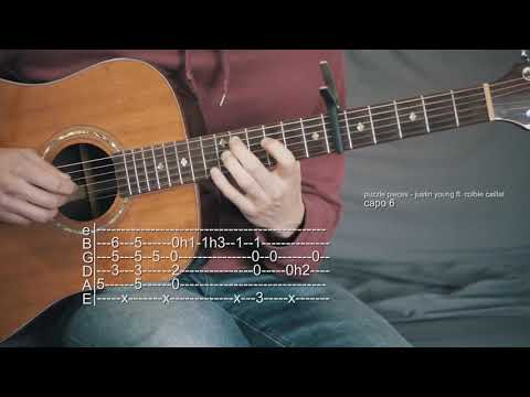 How to Play Puzzle Pieces - Justin Young/Colbie Caillat - Guitar Tabs