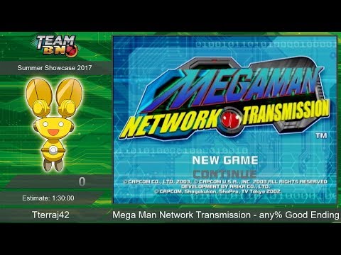 Mega Man Network Transmission any% Speedrun by Tterraj42 ~ TeamBN's Summer Showcase 2017