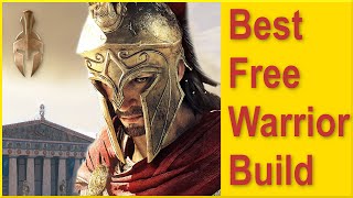 Assassins Creed Odyssey - 100% Free Max Damage Build - No Grind - Easy to Make - Best Warrior Build!