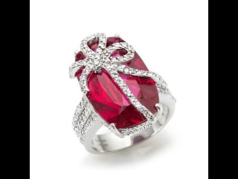 Victoria Wieck Absolute Colored Stone Bow Ring