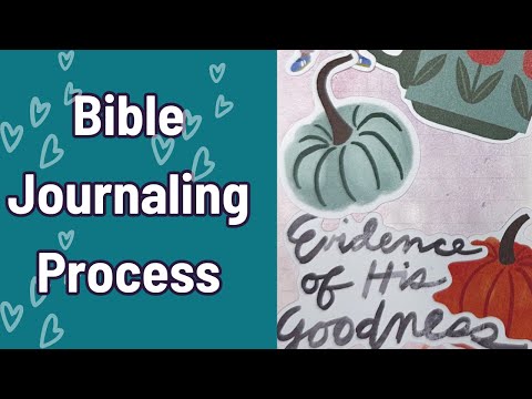 Bible Journaling with Watercolor | Illustrated Fatih Gratitude Documented