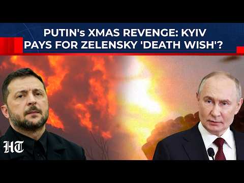 Putin's Christmas Revenge On Ukraine For Zelensky's 'Death Wish'? Russia Attacks Markets, Homes