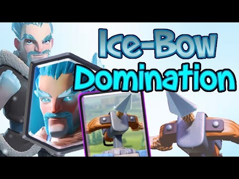 TROPHY PUSHING WITH ICE-BOW IS INSANE RIGHT NOW!! (Clash Royale Ladder)