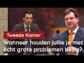 De Tweede Kamer moet zich beperken tot echte problemen
