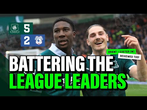 9 POINTS IN A WEEK: Are Argyle BACK? | Plymouth Argyle 5-2 Cardiff City