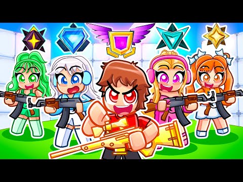 Techy Plays Roblox Rivals RANKED With MY CRAZY FAN GIRLS…
