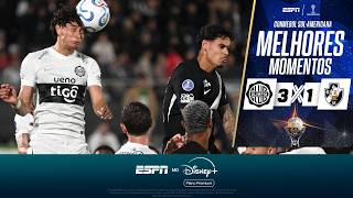 VASCO SAI NA FRENTE, MAS LEVA VIRADA DO OLIMPIA APÓS EXPULSÃO E PERDE LIDERANÇA NA SUL-AMERICANA