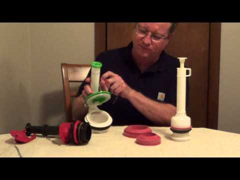 Part of a video titled Toilet Tank Leak - What Size Gasket - YouTube