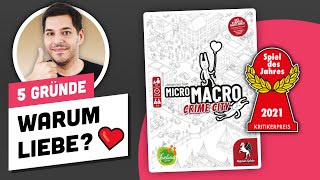 DAS Spiel für Jeden?  MicroMacro Crime City ❤️ Spiel des Jahres 2021