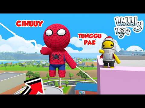 KITA JADI SPIDERMAN ASLI DI WOBBLY LIFE!!!
