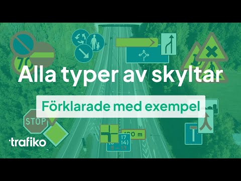 Lär dig alla typer av skyltar på 12 min