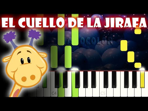 El Cuello de la Jirafa | Piano Cover | Tutorial | Karaoke