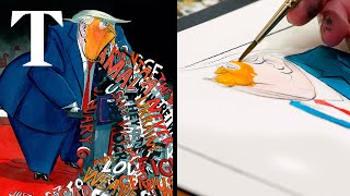 How I draw Donald Trump: The Times political cartoonist