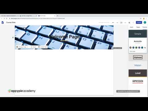 Introduction to Google Sites Lesson 01