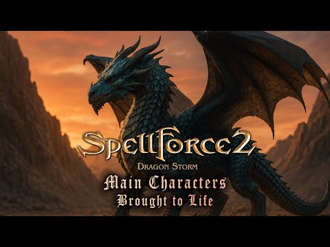 Spellforce 2 Dragon Storm Main Characters - Realistic AI Generation