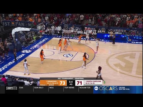 2023-24 NCAAW USC vs Tennessee - Kamilla Cardoso Three Pointer