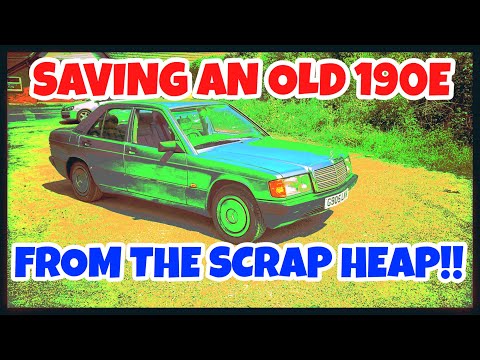 Old school Mercedes 190E saved from the scrap heap!! part 3