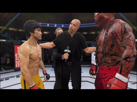 Bruce Lee vs. Carnage Mutant - EA Sports UFC 4 - Epic Fight 🔥🐲