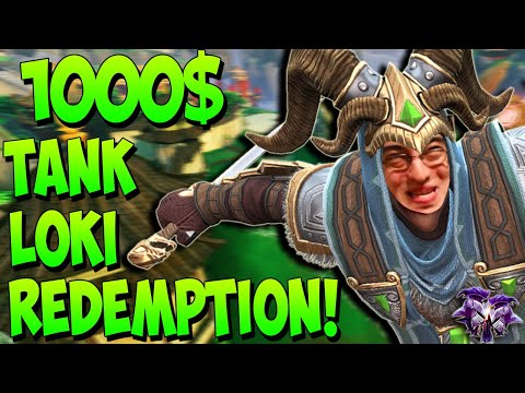 THE 1000$ TANK LOKI REDEMPTION CHALLENGE! CAN I REDEEM IT?! - Masters Ranked Duel - SMITE