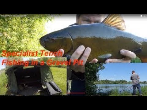 Specialist Tench fishing in a Gravel Pit