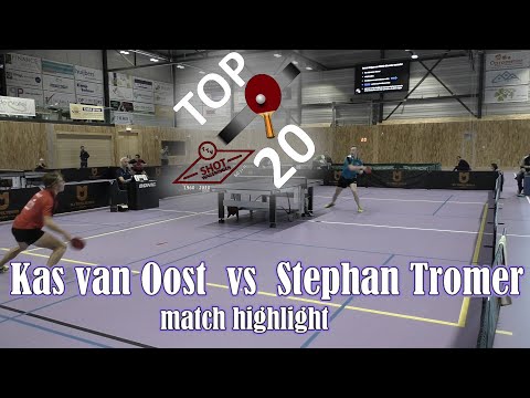 Kas van Oost vs Stephan Tromer top 20 international tournament Wageningen