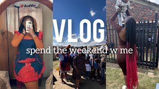 #vlog | Spend the weekend with me and my family ❤️| uMsebenzi ka Gogo🕯️