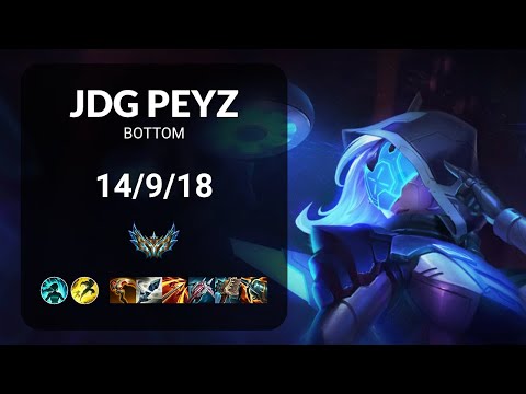 JDG Peyz Ashe vs Samira BOTTOM - KR CHALLENGER Patch 14.24