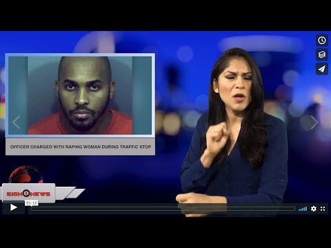 Officer charged with raping woman during traffic stop (ASL - 10.16.18)