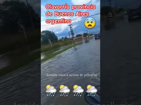 Olavarría provincia de Buenos Aires argentina inundación #olavarría #noticias #inundaciones
