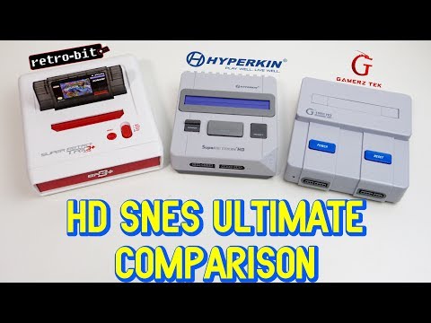 HD SNES Clone Comparison Retro-Bit Super Retro Trio + / Hyperkin Supa Retron / Gamerz Tek 16-bit HD