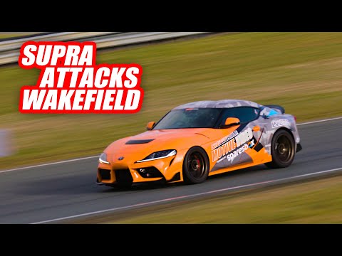 GR Supra is Epic to Drive at at Wakefield Park Raceway