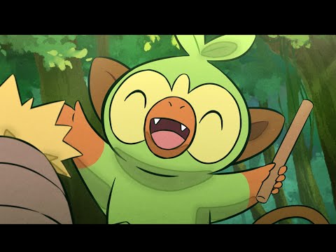 Animated Pokédex No.0810 "Grookey"