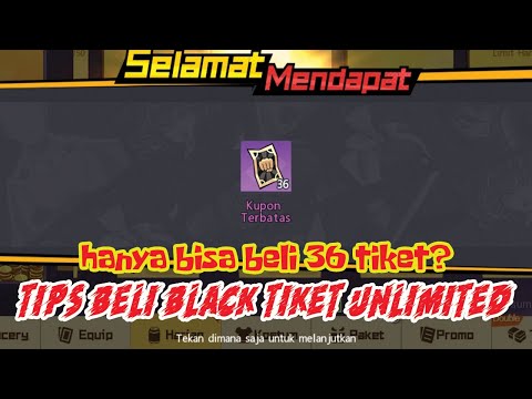 TIPS BELI BLACK TIKET UNLIMITED BUAT GACHA SI KING!!! ONE PUNCH MAN THE STRONGEST