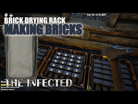 Making Bricks | BRICK DRYING RACK | The Infected Gameplay | S3 EP14