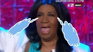 Urethra Franklin sings like &quot;A CRYING BABY&quot; 2016
