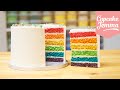 How To Make The Best Ever Rainbow Cake Cupcake Jemma