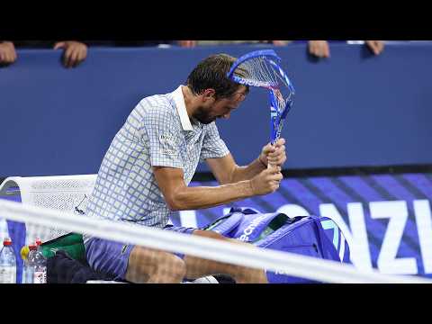 See Daniil Medvedev's U.S. Open MELTDOWN