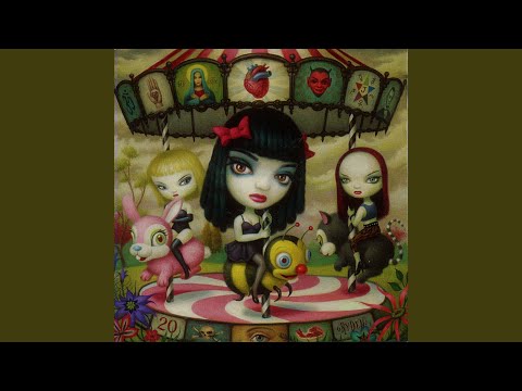 Clear Hearts Grey Flowers