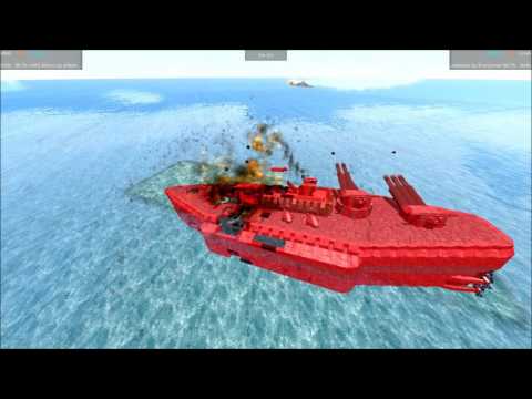 From The Depths Tournament Battleship Brawl S3E35 HMS Albion vs HMS Obdurateness