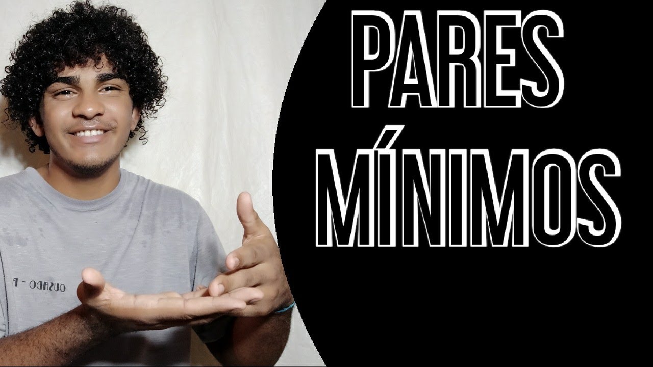 Pares mínimos- LIBRAS SINAIS