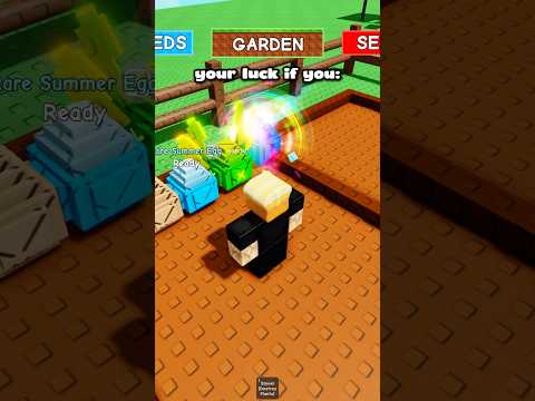 The luckiest eggs in Grow A Garden #growagarden #roblox