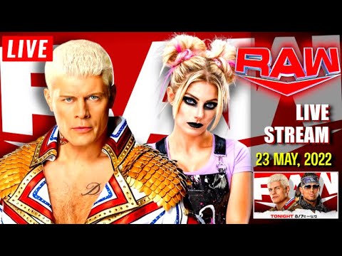 🟥 WWE RAW Live Watchalong - Cody Rhodes vs The Miz 23 May 2022 Full Show - Wrasslinews